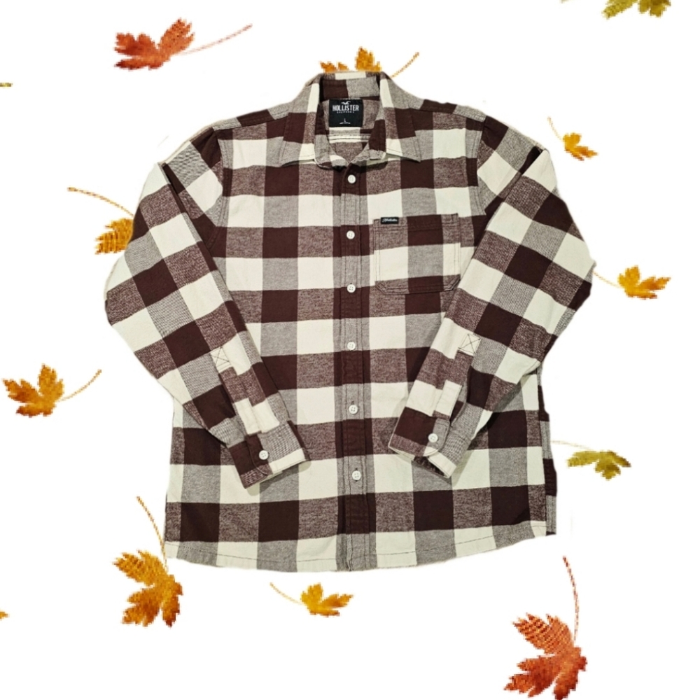 Hollister Men's Flannel Shirt Large